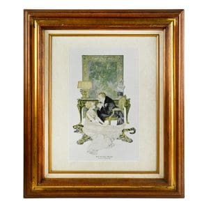 Art Nouveau Print, The fortune Hunter by Frank Leyendecker