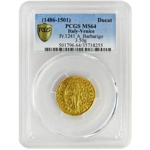 (1423-57) Ducat, PCGS MS64 Rare Coin