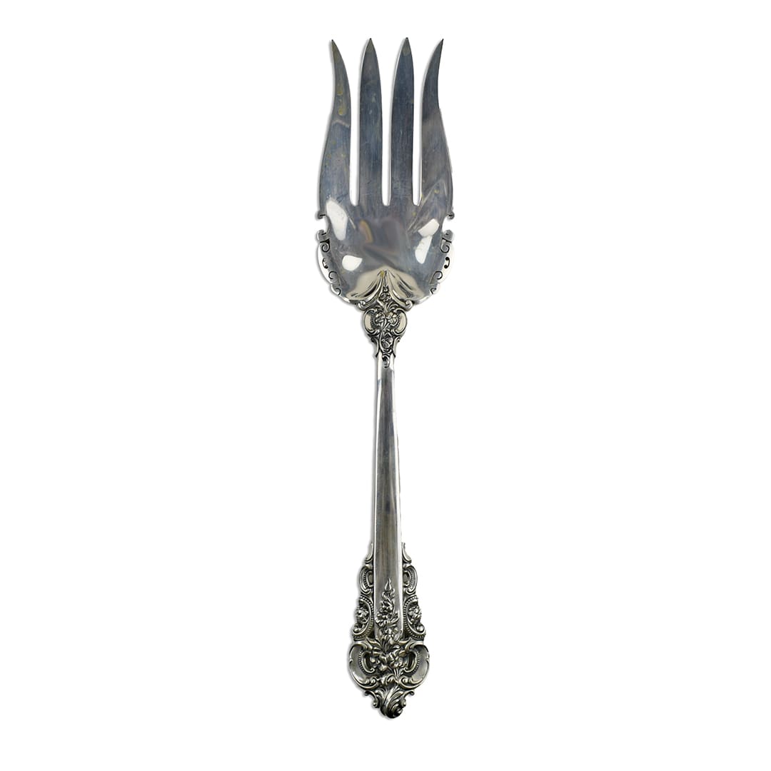 Grande Baroque by Wallace Sterling Silver Flatware Set for Twelve - 130 Pieces - Image 6