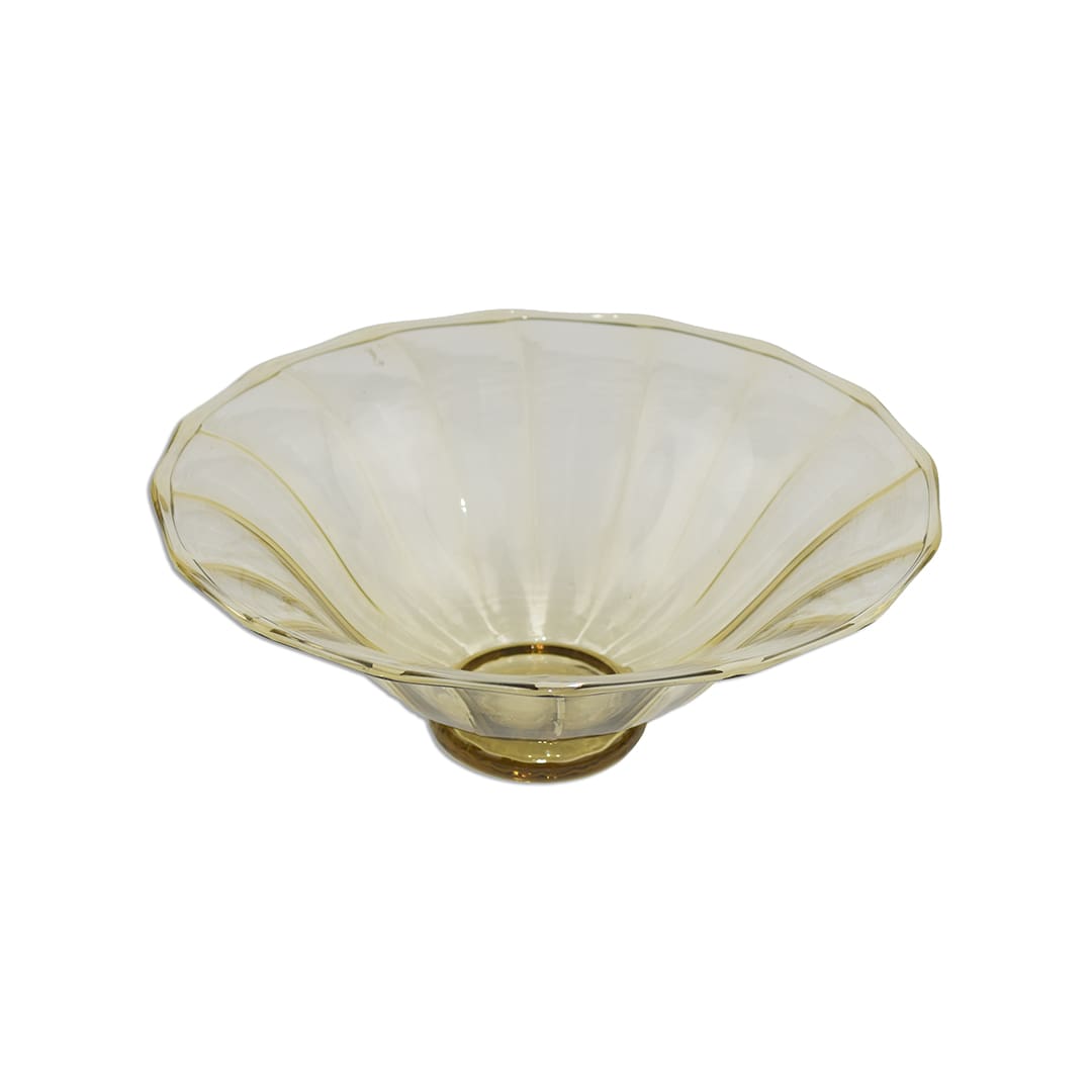 Steuben Olive Green Wide Bowl Glass - Image 2