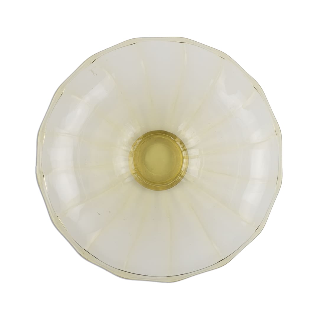 Steuben Olive Green Wide Bowl Glass - Image 3