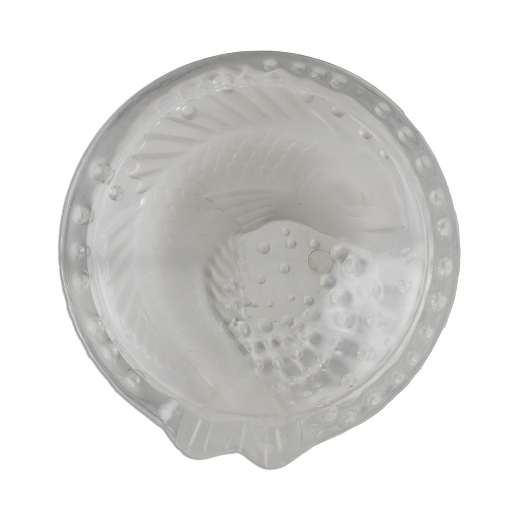 LALIQUE 跳ねる魚　トレイ Lalique Koi Fish Ashtray or Candy Dish
