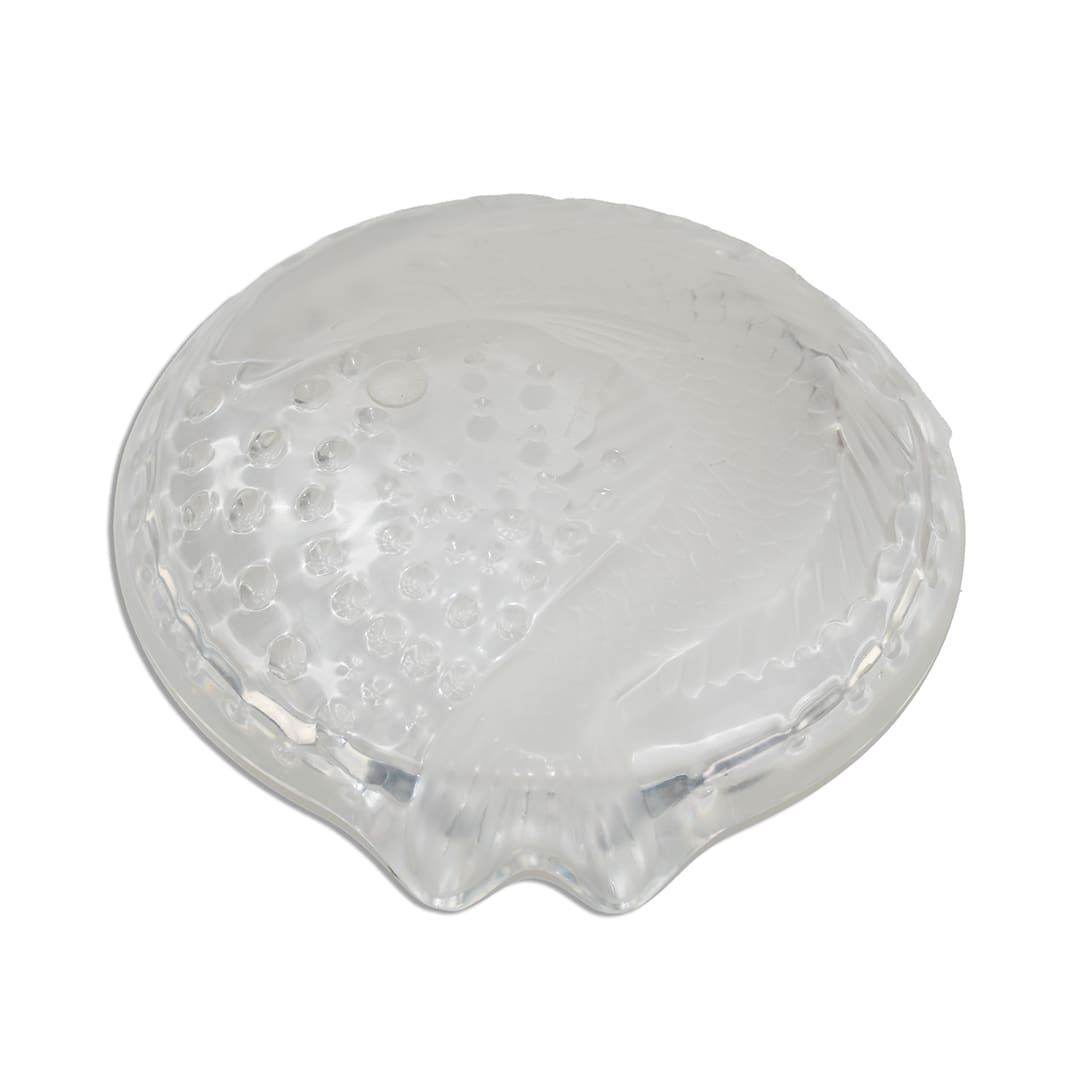 Lalique Koi Fish Ashtray or Candy Dish