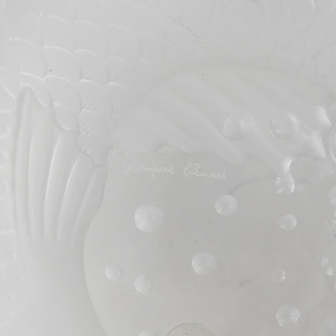 Lalique Koi Fish Ashtray or Candy Dish
