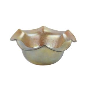 Steuben Gold Aurene Glass Finger Bowl