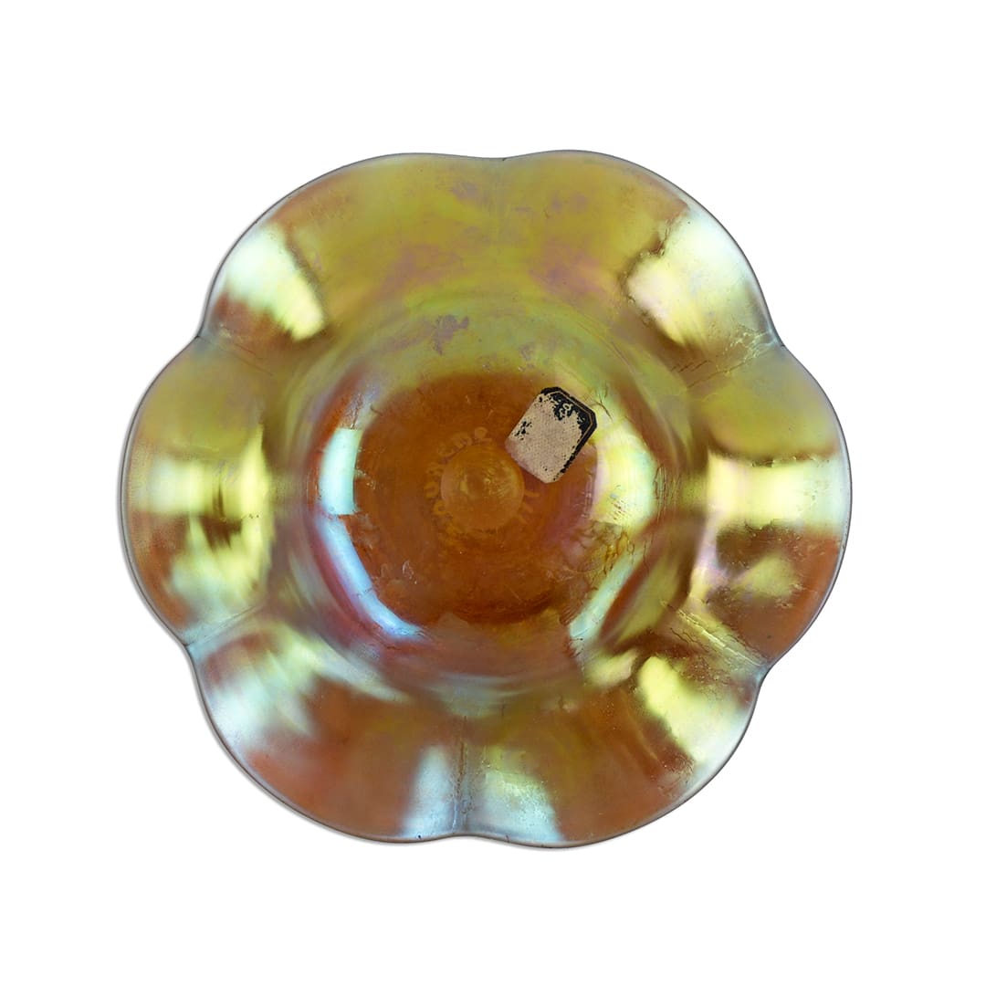 Steuben Gold Aurene Glass Underplate - Image 4