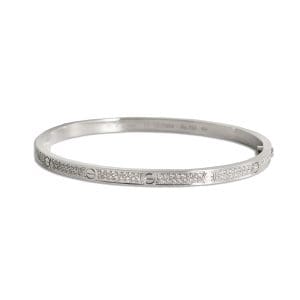 Cartier Diamond Paved Love Bracelet