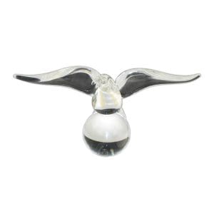 Steuben Eagle Glass Sculpture