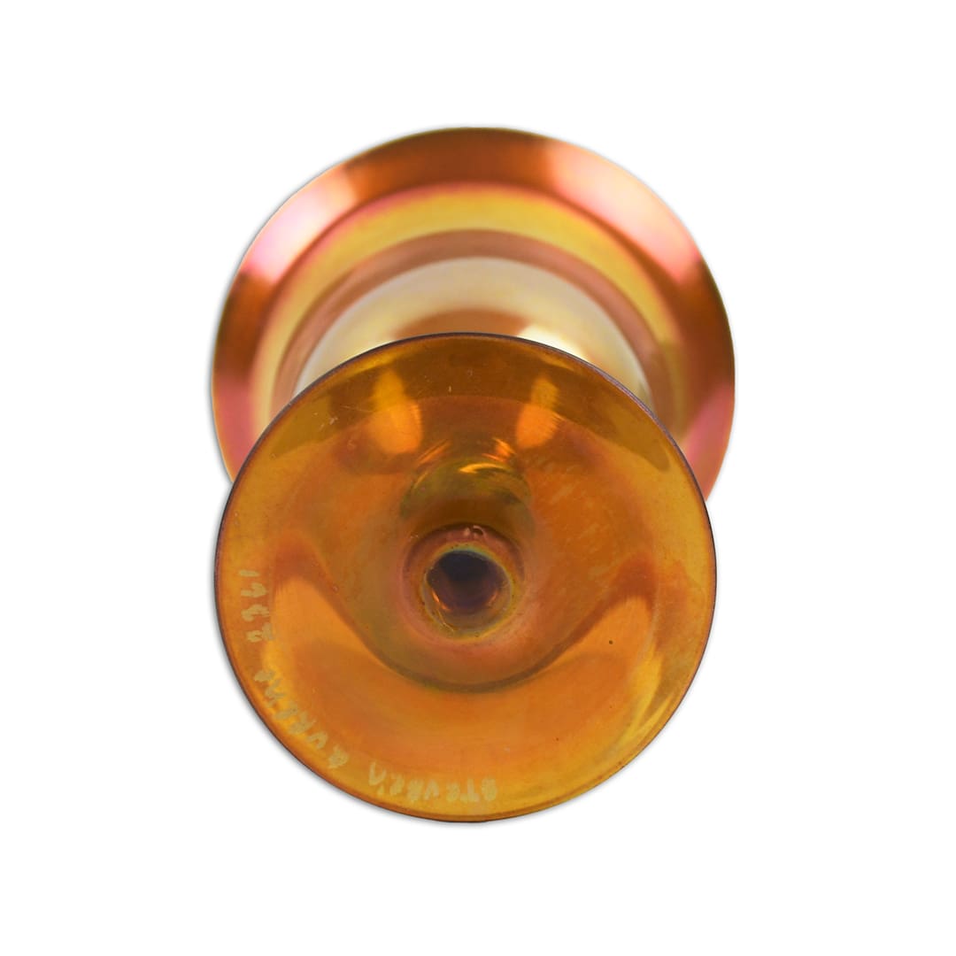 Steuben Gold Aurene Large Wine Glass - Image 5