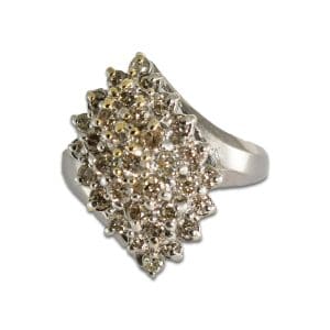 Diamond Cluster Ring