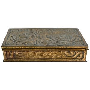 Tiffany Studios New York Large Stamp Doré Box