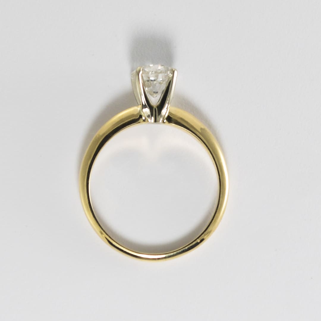 14K Yellow Gold Diamond Solitaire Ring 1.20ct - Image 6