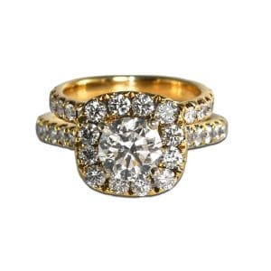 Diamond Wedding Ring Set
