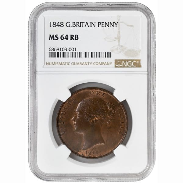 1848 Great Britain, Victoria, NGC MS64RB