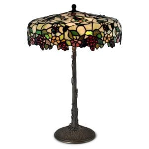 GRAPE by John Morgan & Sons Table Lamp, Art Nouveau