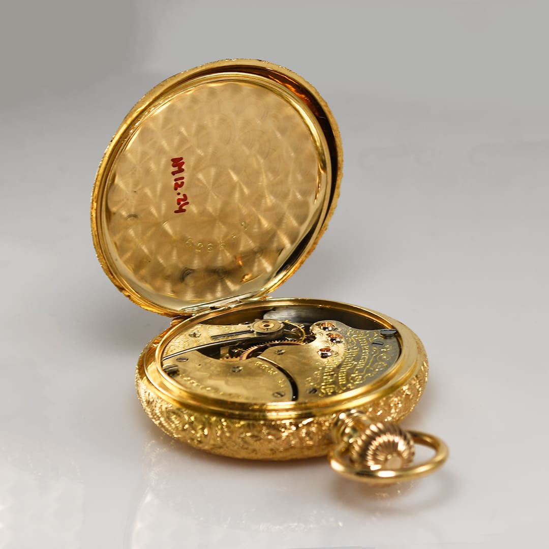 Waltham Pocket Watch in 18K Yellow Gold - Main Image