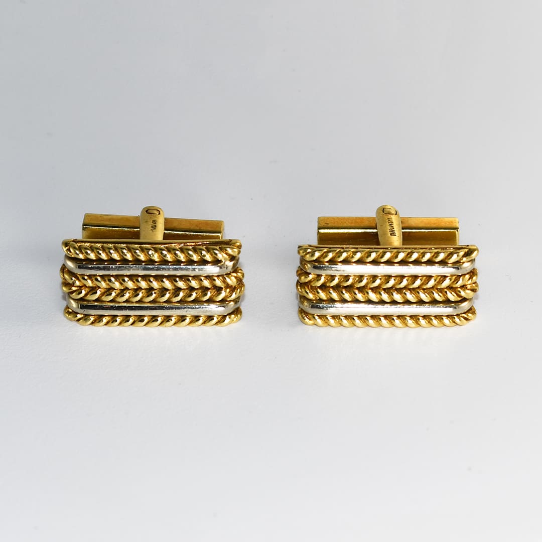 Vintage Tiffany & Co. Cufflinks in 18K Yellow Gold