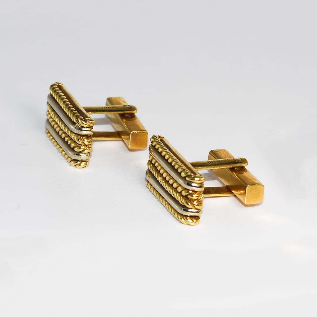 Vintage Tiffany & Co. Cufflinks in 18K Yellow Gold
