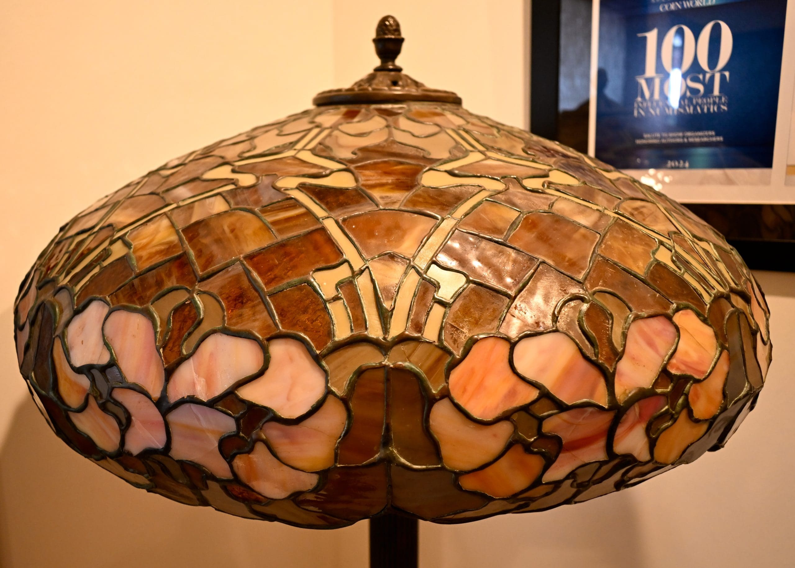 Duffner & Kimberly Pink Poppy Border Floor Lamp