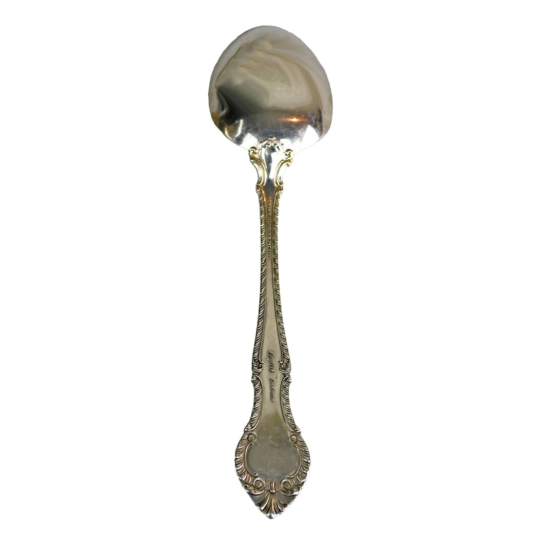 English Gadroon by Gorham Sterling Serving Spoon - Image 2