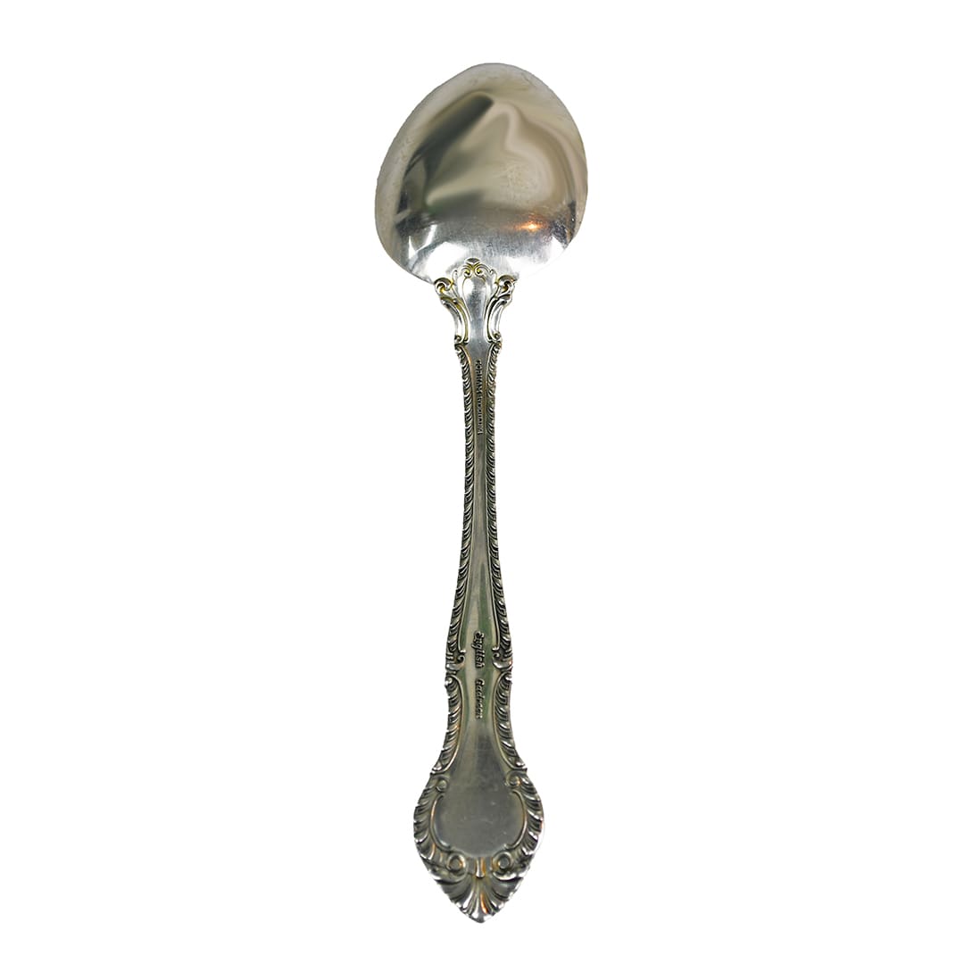 English Gadroon by Gorham Sterling Serving Spoon 8 1/4" - Image 2