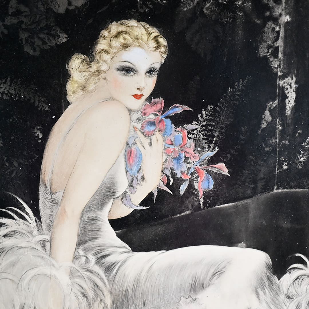 Louis Icart ： The complete Etchings 1937 Louis Icart Etching, 