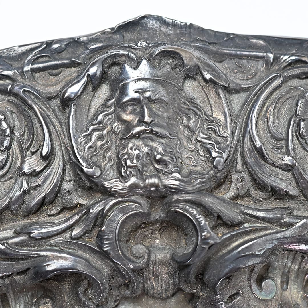 Amazing Sterling Silver Elegant Decorative Shield