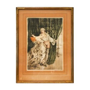 Casanova by Louis Icart etching (Signed)