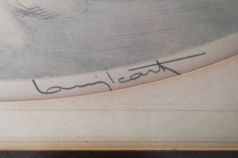 1929 Louis Icart Etching, ''Les Hortensias'' - Tangible Investments