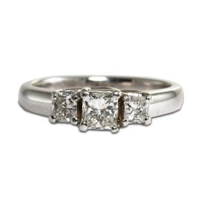 Three-Stone Diamond Ring
