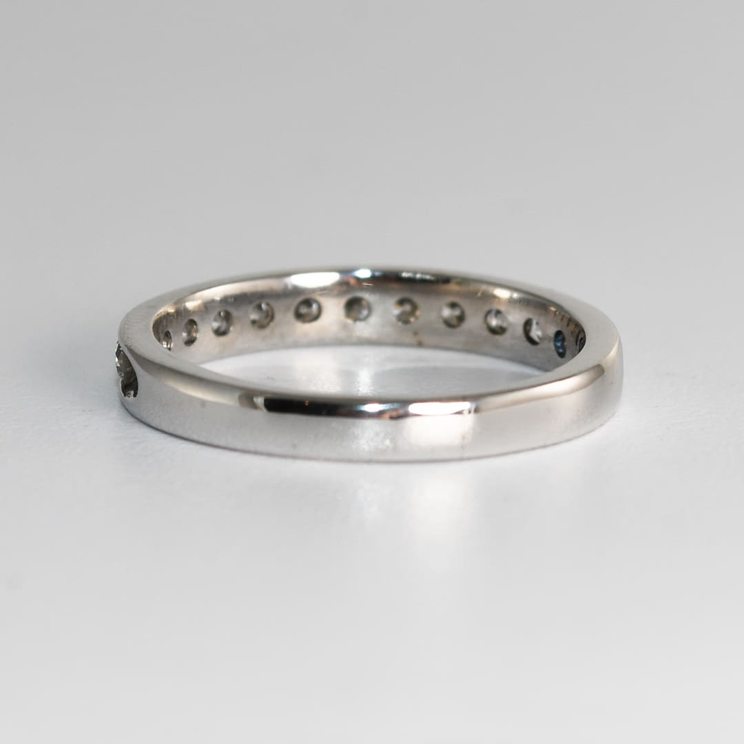 Platinum Diamond Wedding Band 0.33ct - Image 3