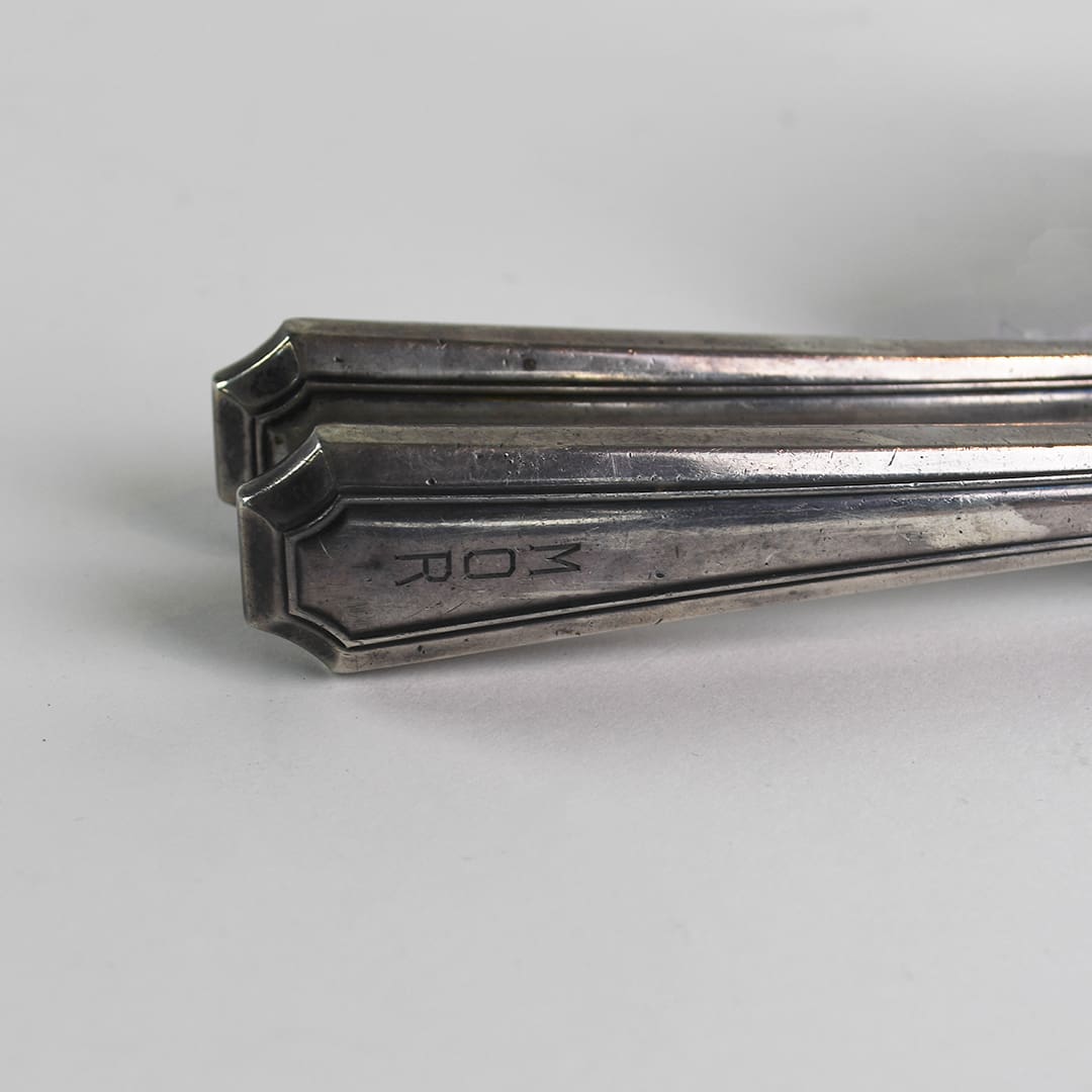 Vintage Sterling Handle Poultry Shears 11 3/8" - Image 3