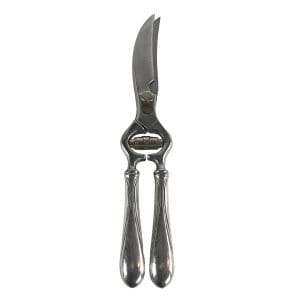 Vintage Sterling Handle Poultry Shears 10 3/8"