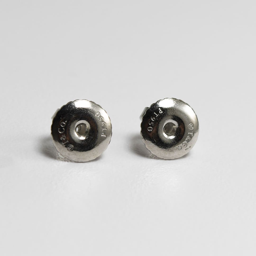 Tiffany & Co. Diamond Stud Earrings in Platinum