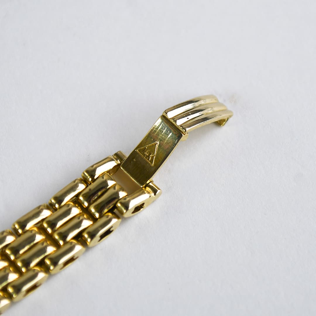 Cyma Diamond Dial & Bezel Watch in 14K Yellow Gold