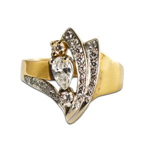 Diamond Cluster Ring