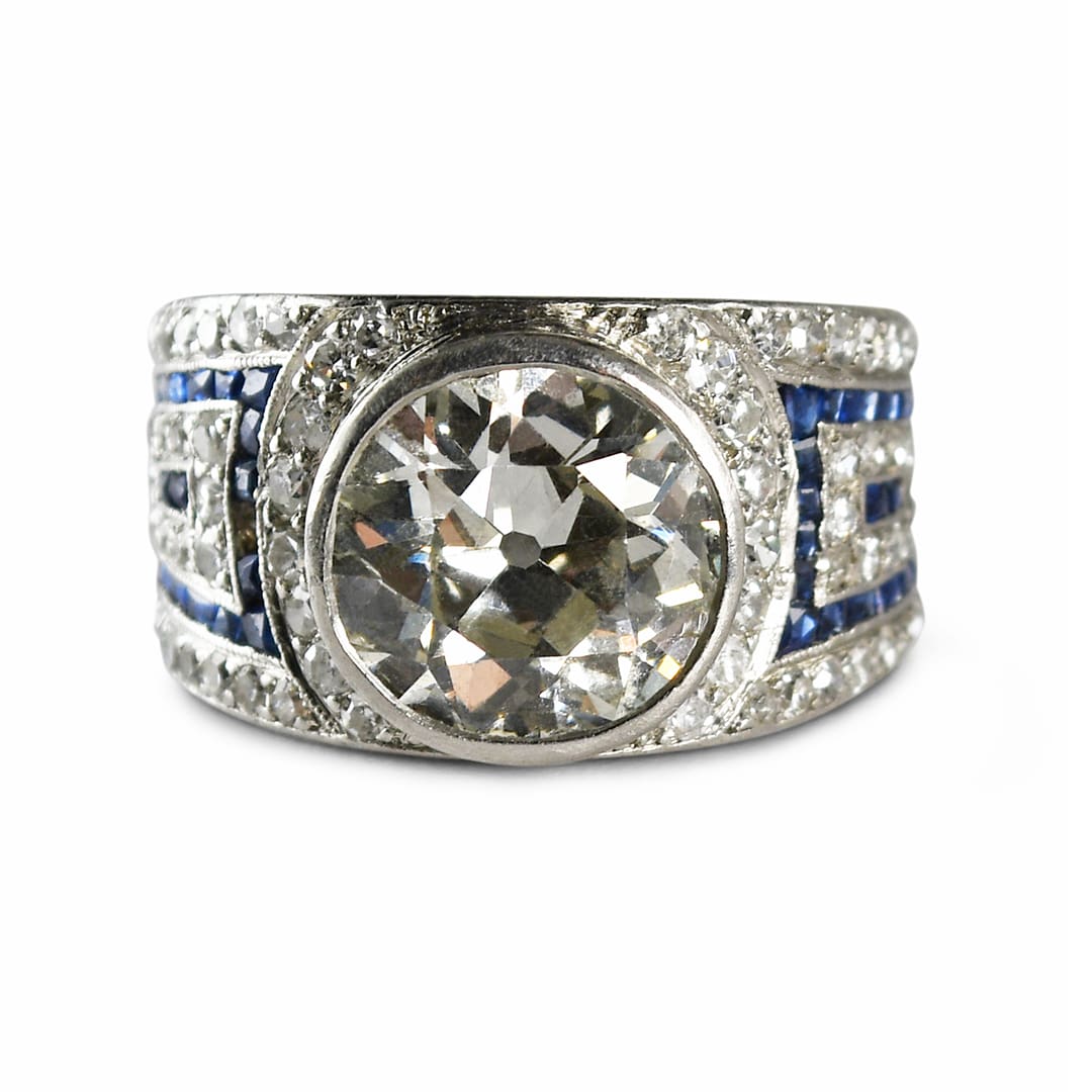 Platinum Art Deco Diamond Ring