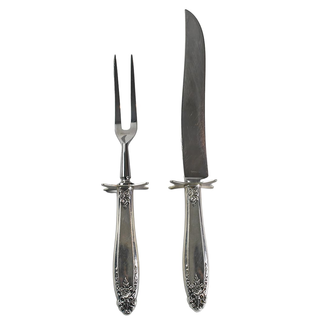 Prelude by International Silver Large 2-Piece Roast Carving Set