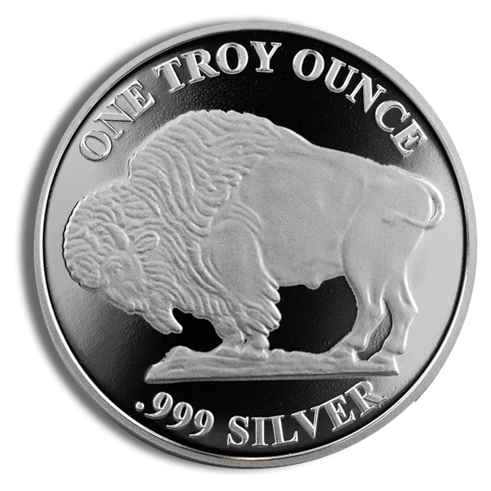 1 oz Silver Round - Buffalo Design (Asahi Refining) - Image 2