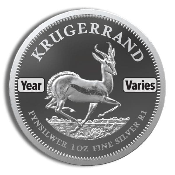 1 oz Silver Krugerrand – BU (Year Varies)