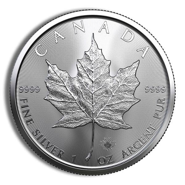 1 oz Canadian Silver Maple Leaf – Sealed Box (Year Varies)