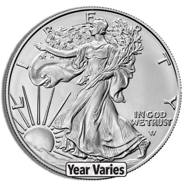 Silver American Eagle – BU (Year Varies)