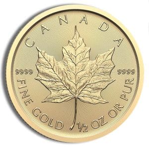 2025 1/2 oz Gold Maple Leaf (Sealed)