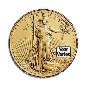 1/4 oz Gold Eagle - BU (Year Varies)