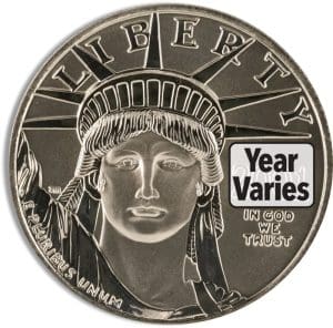1/2 oz Platinum Eagle - BU (Date Varies)