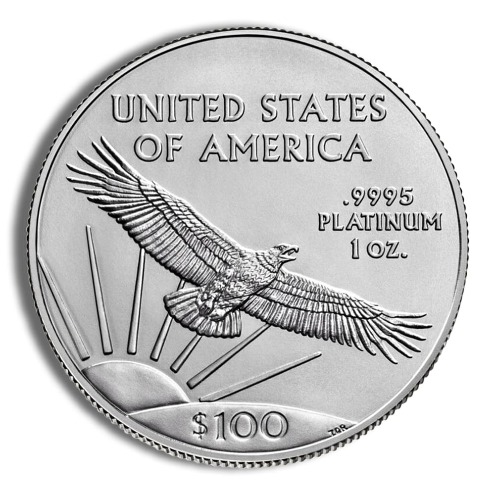 1 oz Platinum Eagle - BU (Date Varies) - Image 2
