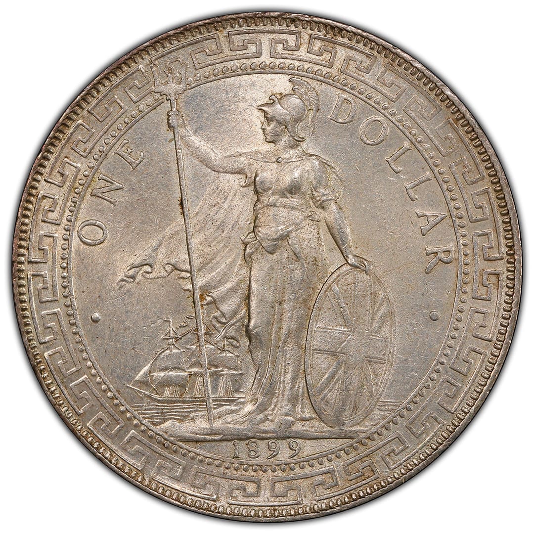 1899-B Trade $1 Prid-8 Great Britain world coin MS64 PCGS