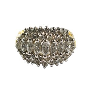 Diamond Cluster Ring