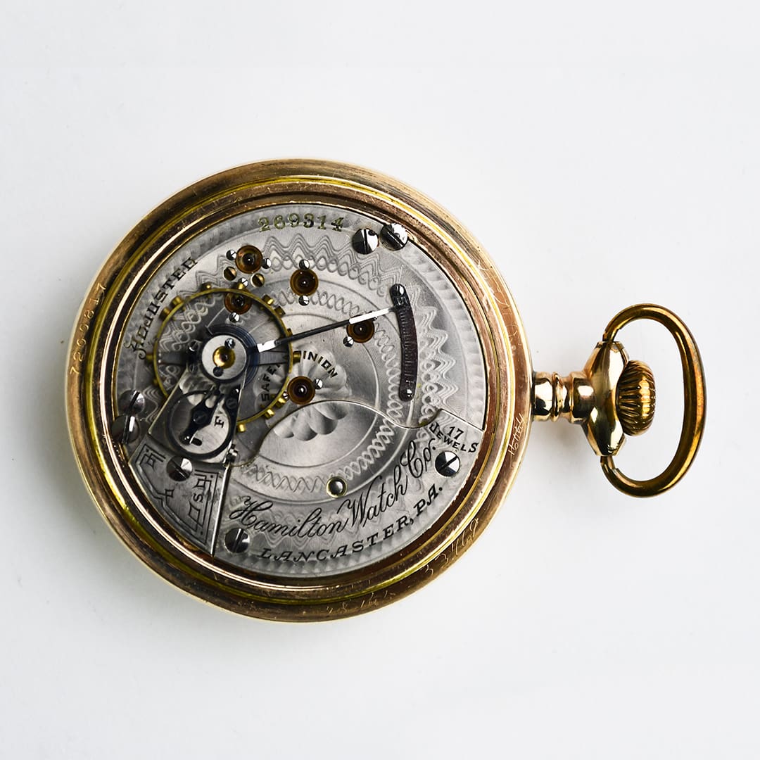 Hamilton Gold-Filled Pocket Watch Size 18 Tangible Investments