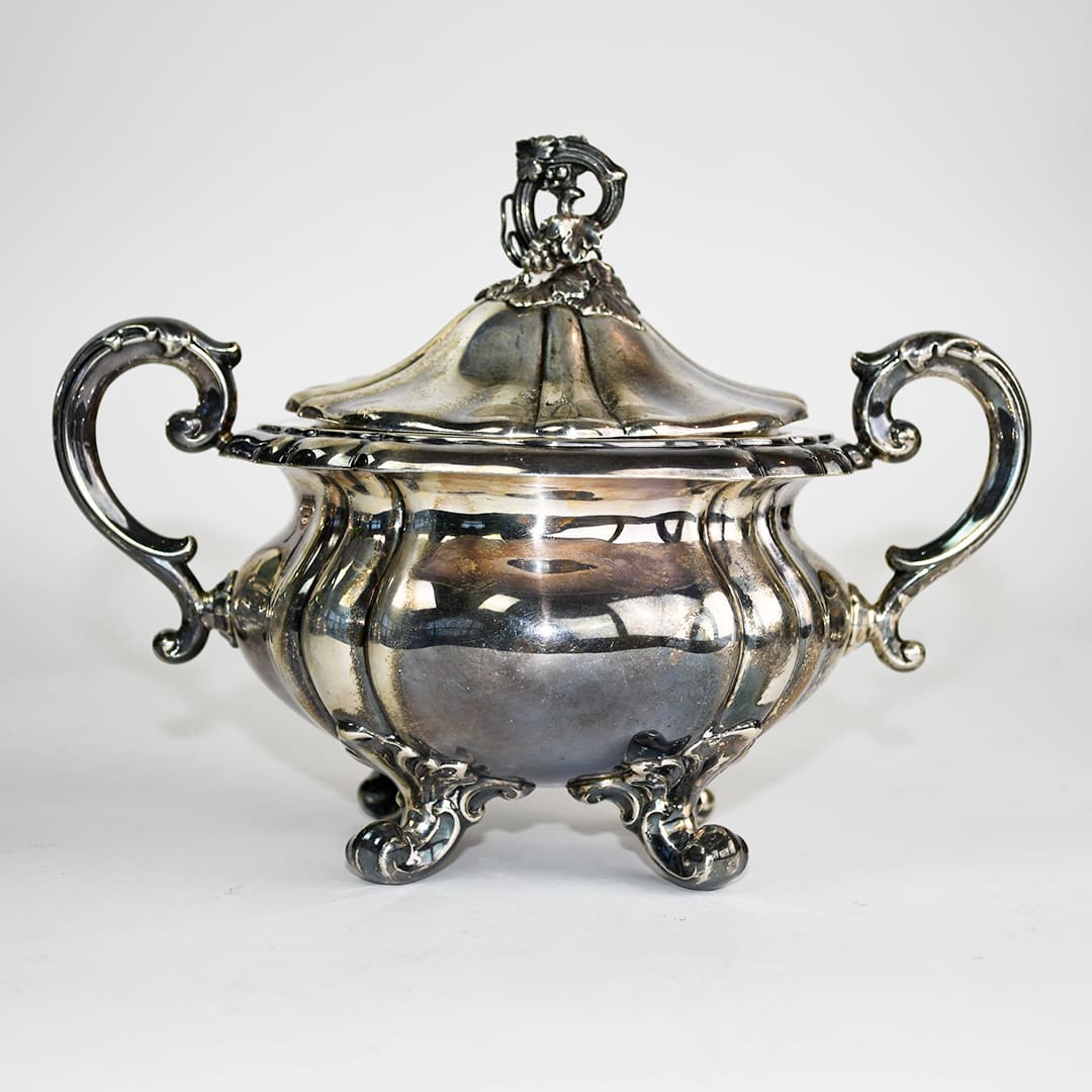 Art Nouveau Four-Piece Tea & Coffee Set 68.46ozt - Image 4